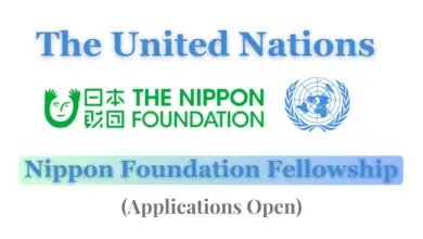 Fully Funded United Nations Nippon Foundation Fellowship 2024-2024 New York, USA & Host Institutes