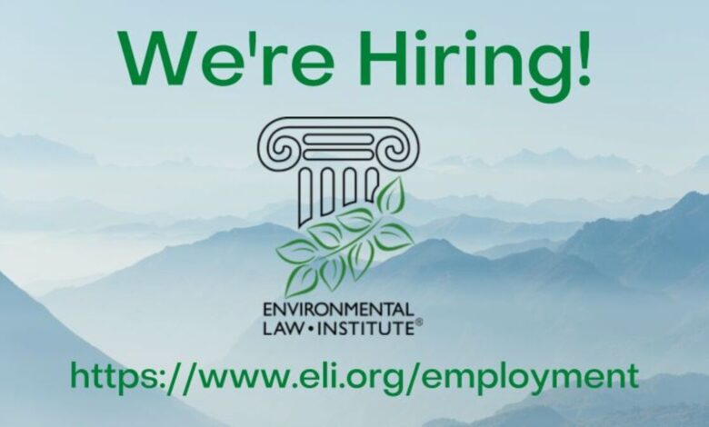 Earn $25 an hour as a Legal Intern at Environmental Law Institute (ELI)