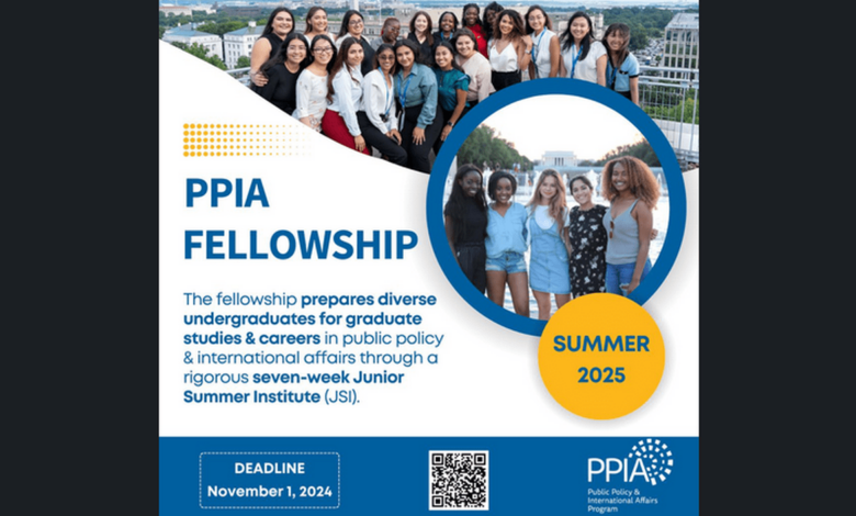 Applications are now open for the 2025 PPIA Fellowship Program to join the Junior Summer Institute (Fully-funded summer coursework).