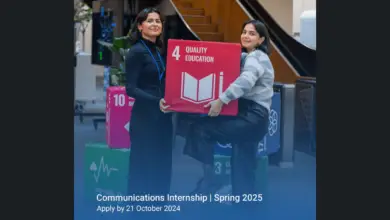 The UN City Communications Office is looking for two Communications interns for the Spring semester of 2025