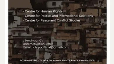 The International Council on Human Rights, Peace, and Politics is hiring for 3 Research Fellow positions