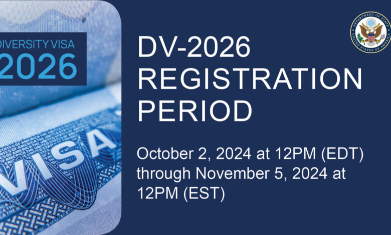 Applications are now open for the US Diversity Visa 2026 Program for immigration to the United States!