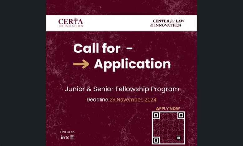 Call for Applications: Join the Center for Law and Innovation Junior and Senior Research Fellowship