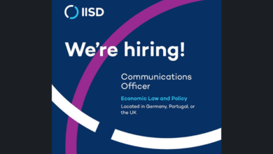 International Institute for Sustainable Development is recruiting for a Communications Officer (Remote, Germany, Portugal or UK)