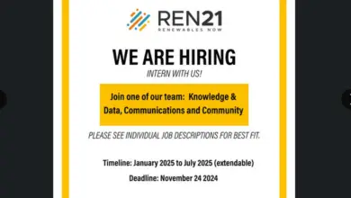 Checkout 3 Internship Opportunities with REN21 and gain hands-on experience in advancing the shift to renewable energy (EUR 800/month plus transport allowance)