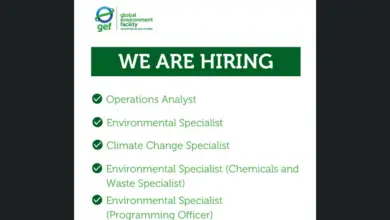 Global Environment Facility is recruiting for talented and skilled professionals to join its teams