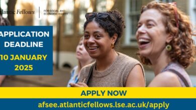 Applications are now open for the 2025/26 Atlantic Fellows for Social and Economic Equity (AFSEE) Fellowship for social-change leaders!