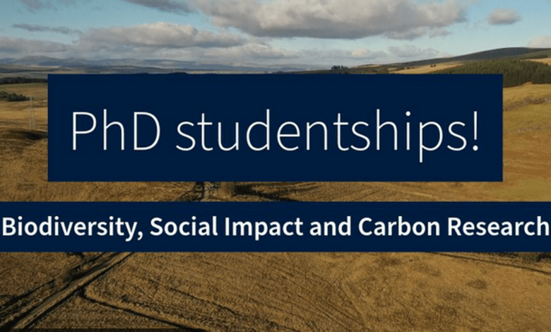 Call for Applications: Fully funded PhD studentships at the University of Edinburgh in Scotland