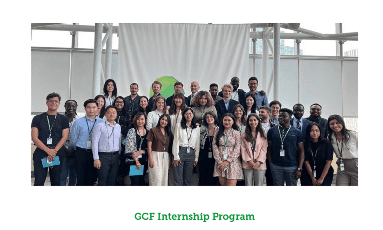 Applications are now open for the 2025 Paid Green Climate Fund Internship Program