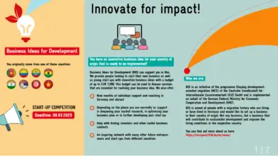 Call for proposals: Business Ideas for Development Start-up Competition (Up to EUR 7,000 Funding)