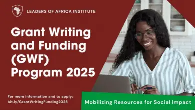 Call for Applications: Leaders of Africa Institute Grant Writing and Funding (GWF) Program 2025 open to all Nationalities