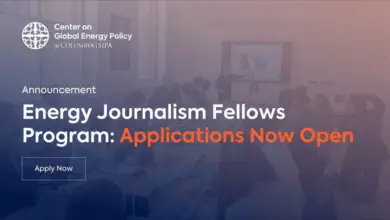 Applications are now open for the 2025 Energy Journalism Fellows program for journalists worldwide fully funded to the US