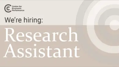 The Centre for Economic Performance is recruiting for a Research Assistant, CEP Growth Programme