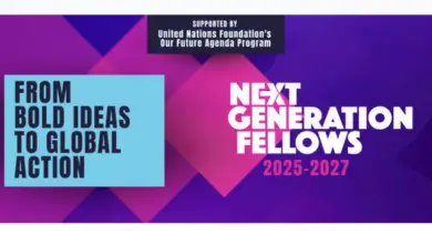 Applications are now open for UN Foundation's 2025-2027 Global Next Generation Fellowship!