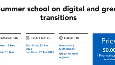 Call for Applications to join the Summer school on digital and green transitions in Maastricht Netherlands open to all Nationalities