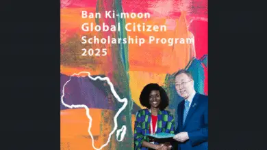 Call for Applications: Ban Ki-moon Global Citizen Scholarship Program 2025