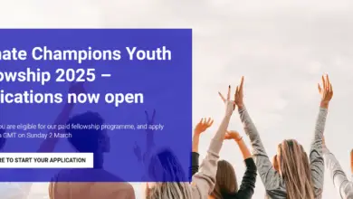 Applications are now open for the Paid Climate Champions Youth Fellowship 2025!