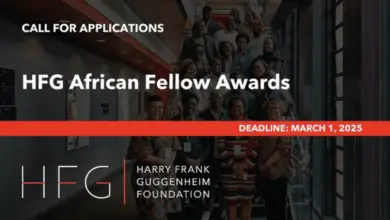 Call for Applications: the Harry Frank Guggenheim African Fellow Awards for African Scholars (research grants of $10,000 each)