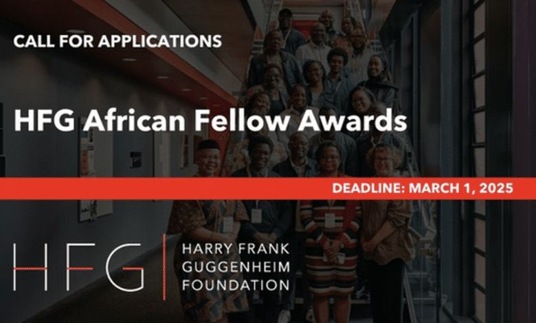 Call for Applications: the Harry Frank Guggenheim African Fellow Awards for African Scholars (research grants of $10,000 each)