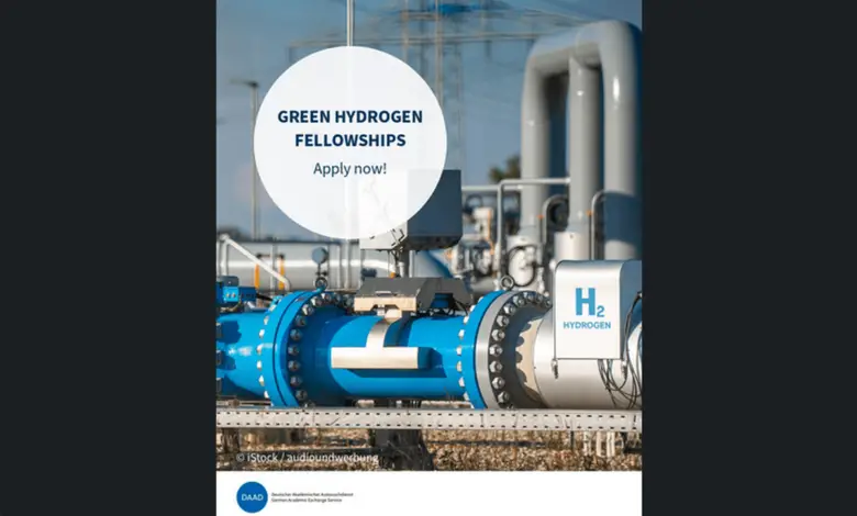 Call for Applications for the fully funded DAAD Green Hydrogen Fellowships 2025