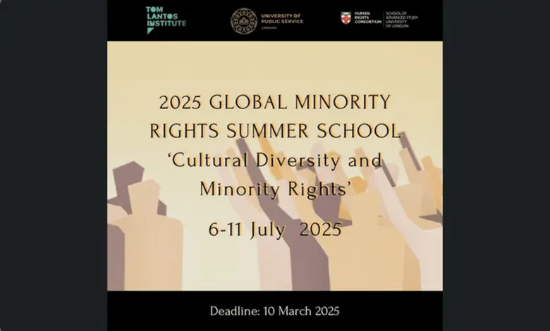 Conquer Your Future with the Global Minority Rights Summer School 2025 (full and partial scholarships available)