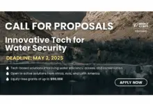 Call for Proposals: Apply for the Mercy Corps Ventures Innovative Tech for Water Security (equity-free funding up to $50,000)