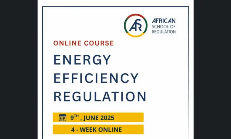 New Online Course Launch: Enroll for the Energy Efficiency Regulation Course at the African School of Regulation