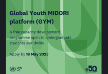 Exciting Free Capacity Development Programme open to students worldwide: Join the UNU Global Youth MIDORI platform
