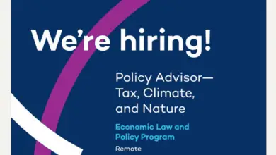 Work Remotely as a Policy Advisor - Tax, Climate, and Nature at the International Institute for Sustainable Development