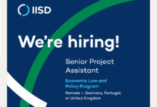 Work remotely as a Senior Project Assistant at the International Institute for Sustainable Development (IISD)