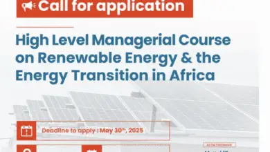 Call for Applications: 2nd Edition of the High-Level Managerial Course on Renewable Energy and the Energy Transition fully-funded to Morocco