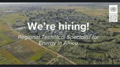 UNDP is hiring for a Regional Technical Specialist for Climate Change Mitigation (Home-Based in the Africa region): Apply Now