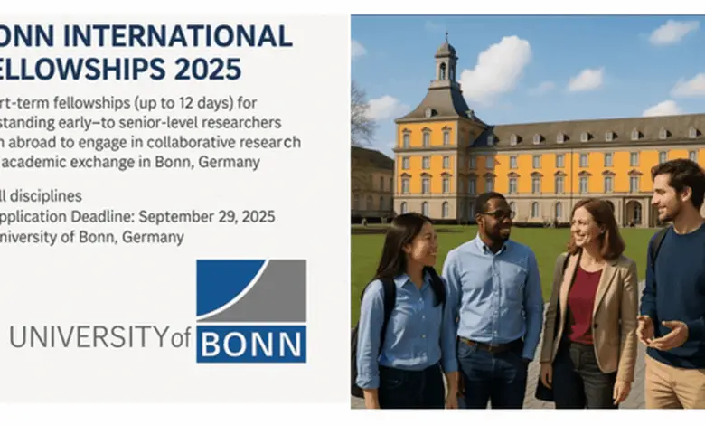 Call for Applications: Fully-funded Bonn International Fellowships 2025 for excellent researchers from all disciplines across the Globe