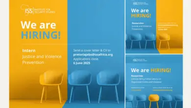The Institute for Security Studies is recruiting for 4 exciting roles based in Cape Town, South Africa, and Yaoundé, Cameroon