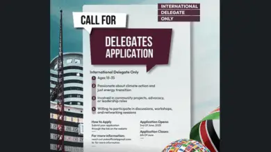 Now Open: International Delegate Applications for Youth Sustainable Development Conference 2025 in Nairobi, Kenya
