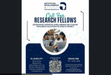Call for Research Fellows : Leveraging Artificial Intelligence for Climate Resilience Solutions in Africa Project