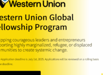 Applications are now open for the fully funded 2025 Western Union Global Fellowship Program
