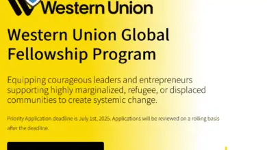 Applications are now open for the fully funded 2025 Western Union Global Fellowship Program