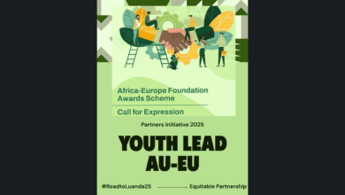 Apply Now: Africa-Europe Youth Awards Scheme for Making Cooperation Visible (grant of 5,000 Euros awarded)