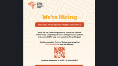 Work Remotely as a Director at the Africa Youth Climate Fund (AYCF): Apply Now