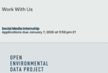 Work fully remote as a Social Media Intern at Open Environmental Data Project and Public Environmental Data Partners ($20 / hr): Apply Now