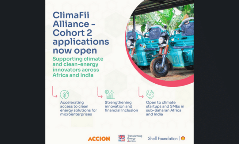 Applications are now open for the second cohort of the Climate and Finance Innovations (ClimaFii) Alliance ($45 000-$70 000 funding available)