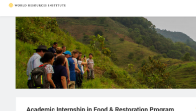 Call for Applications to join the World Resources Institute Academic Internship in Food & Restoration Program in Rwanda: Apply Now!