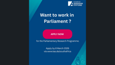 Applications are now open for the KAS Parliamentary Research Programme 2026: Paid Internship opportunity in Cape Town