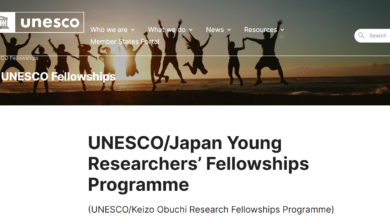 UNESCO Japan Young Researchers’ Fellowships Programme for Africa and Selected Countries